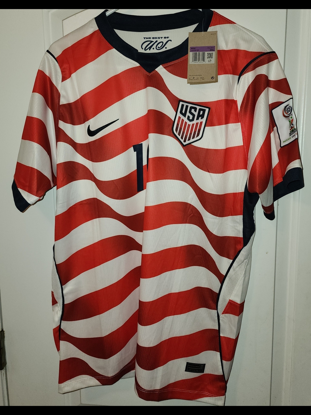 United States Men's National Team (USMNT) 2026 Home Jersey PULISK #10